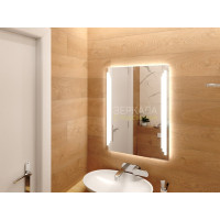 Зеркало для ванной с подсветкой Авола 50х70 см
