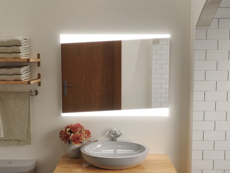 Зеркало для ванной с подсветкой Вернанте 140х70 см